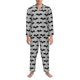 thumbnail image 3 of Balery Bat Pijama para Hombre de Dos Piezas con Manga Larga, Conjunto de Dormir y Descanso Suave con Bolsillos-Medium, 3 of 7