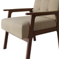thumbnail image 6 of Castle Place Shabby Chic Accent Chair, Beige, 6 of 10