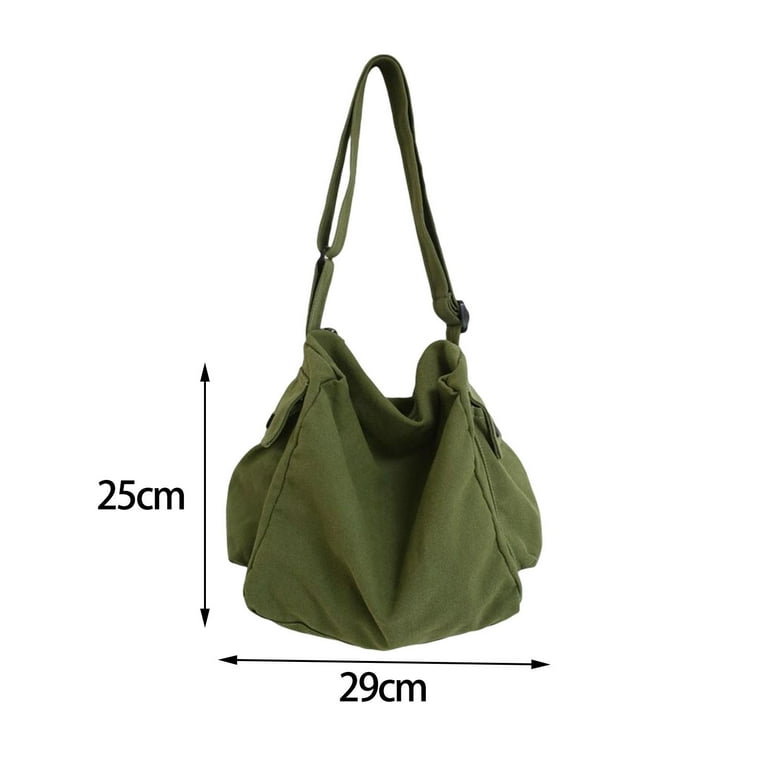 Waterproof,Lightweight,Business Casual Minimalist Canvas Hobo Bag For Teen  Girls Women College Students,Rookies & White-collar Workers Perfect for  Office,College,Work ,Business,Commute,Outdoors, Travel, Outings