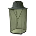 thumbnail image 1 of Protector Facial de Malla para Sombrero con Máscara Antimosquitos, IC ICLOVER, Abeja, Mosquito, Sombrero para el Sol Resistente a Insectos, Sombrero de Safari sin Protección UV para Viajes, Acampar, Pasto, Verde, 1 of 8
