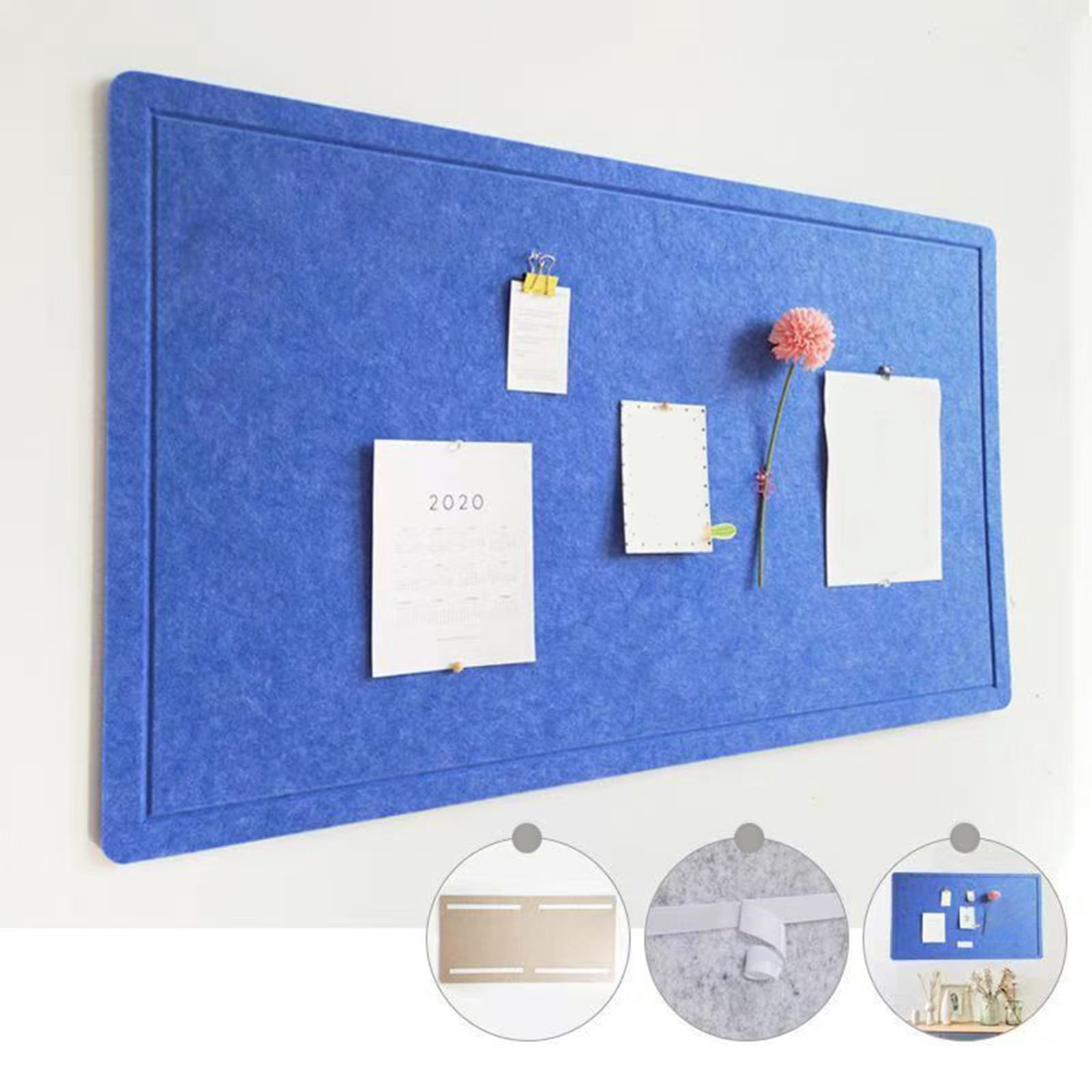 User Friendly Felt Fabric Bulletin Board Peeling Mounting Surfaces Suitable for Photos Note Home School Use