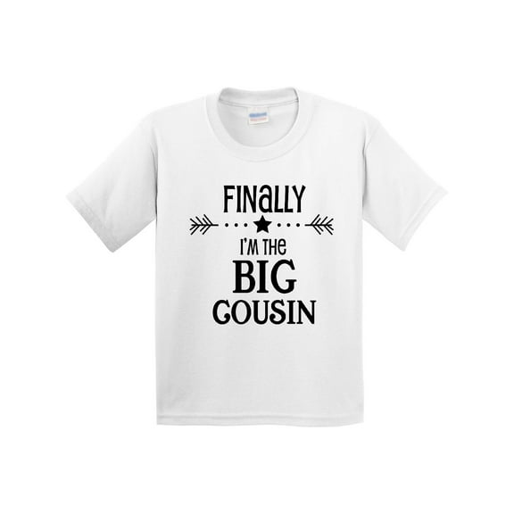 Inktastic Finally I'm the Big Cousin Youth T-Shirt