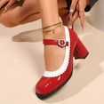 thumbnail image 5 of Win s Way Women's Vintage Closed Toe Platform Mary Jane Heel Dress Shoes, 5 of 8