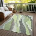 thumbnail image 6 of Addison Rugs Chantille Indoor/Outdoor Transitional Waves Mint Washable Rectangle Rug, 10' x 14', 6 of 6