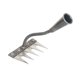 thumbnail image 5 of Rastrillo desmalezador de metal resistente para jardín, herramienta para cultivar, labrar tierra, parterres y jardines. 5 dientes, 5 of 8