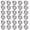 25PCS Gray Disposable Face Mask with Valve#5, variant on Multi Ply Breathable Face Mask for Adults , Lightweight, Soft Ear Loop Mask for Daily Commute, Work or Summer Allergies White
