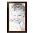 thumbnail image 2 of ArtToFrames 15" x 25" Matte Mahogany with Gold Accent Diploma Picture Frame, 15x25 inch Brown Wood Poster Frame (WOM-5109), 5 Pack, 2 of 6