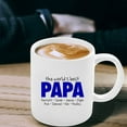 thumbnail image 3 of Papa Father's Fay Gift • Papa Mug • Papa Present • The World's Best Papa Coffee Mug • Papa Birthday Gift • Papa Christmas Gift, Ceramic Novelty Coffee Mugs 11oz, 15oz Mug, Tea Cup, Gift, 3 of 4