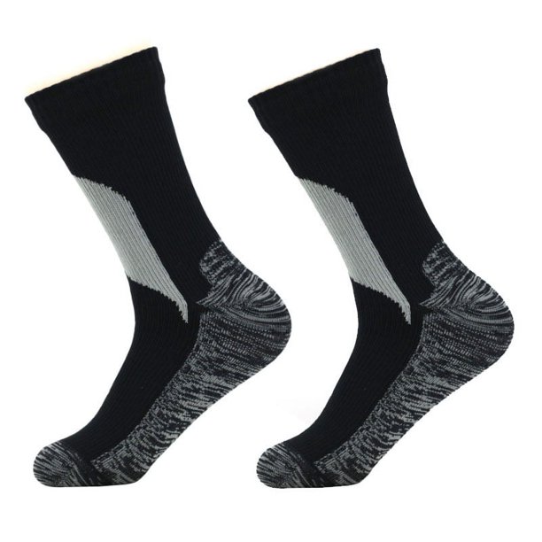 Calcetines impermeables para exteriores, absorbentes de sudor, transpirables, para deportes de invierno, montañismo, esquí, calcetines impermeables gruesos y cálidos de doble capa para