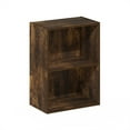 thumbnail image 2 of Furinno Luder 2-Tier Open Shelf Bookcase in Amber Pine, 2 of 6