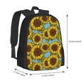 thumbnail image 2 of Balery Sunflowers Backpack for Men and Women - Durable 600D Oxford Cloth -Large Capacity, Water-Resistant School, Travel, and Hiking Bag, 2 of 9