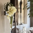 thumbnail image 4 of Danya B MC016-C Amphora Vase On Metal Sconce With Finials And Hinge Clear 13-Inch, 4 of 4