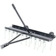 thumbnail image 5 of 40-Inch Lawn Sweeper Tow Behind Dethatcher - Black - Steel - Ideal for Yard Care - Easy Attachment and Detachment, 5 of 9