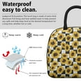 thumbnail image 3 of Obrewu Checke Sunflower Lunch Bag for Adult, Insulated, Leakproof, Oxford Cloth, 3 of 7