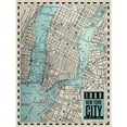 thumbnail image 3 of BRAUN Studio 19x24 Black Modern Framed Museum Art Print Titled - New-York City Map, 1889, 3 of 5