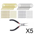 thumbnail image 1 of Llaveros Macarena DIY con juego de cadena 5x221x accesorios de llavero Oro plata, 1 of 8