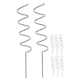 thumbnail image 5 of Raindrops  8 Pcs Plant Support Stakes Single Stem Plants Flowers Dark Green, 5 of 8