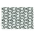 thumbnail image 1 of Grey and White Cutting Board, Abstract Pattern with Flowers Forming a Contemporary Grid, Decorative Tempered Glass Cutting and Serving Board, Large Size, Charcoal Grey with White, by Ambesonne, 1 of 1