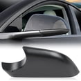 thumbnail image 4 of CROSSDESIGN Black Door Wing Mirror Lower Cover Holder Fit for 2017-2022  Tesla Model 3, 4 of 9