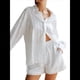 thumbnail image 3 of Conjuntos de 2 Piezas para Mujer, Conjuntos de Camisa Extragrande y Pantalones Cortos de Verano para Mujer, Conjuntos de 2 Piezas para Vacaciones. L, 3 of 9