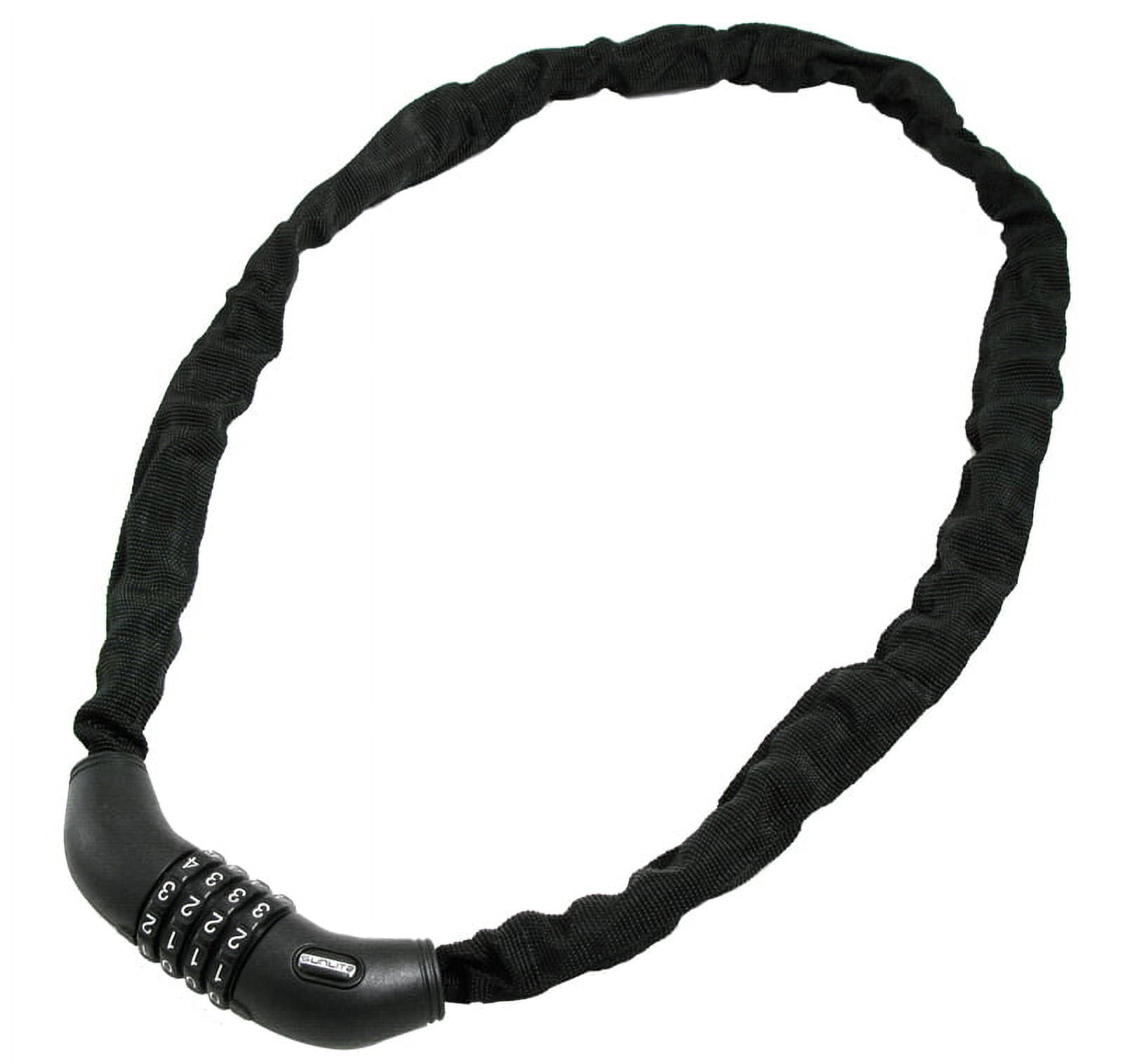 Bicycle Lock Sunlite Bike Leash Chain Pro 4mmx3.6f Black