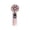 #0801-Pink, variant on Kieccall Foldable Handheld Fan Digital Display USB Fan 5 Speed Adjustable for Home Office Desk Personal Summer Cooling Solution