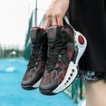 thumbnail image 4 of Kids Basketball Shoes Boys Girls High Top Sneakers Comfy Breathable Outdoor Cushioning Athletic Shoes for Training Running, 4 of 7