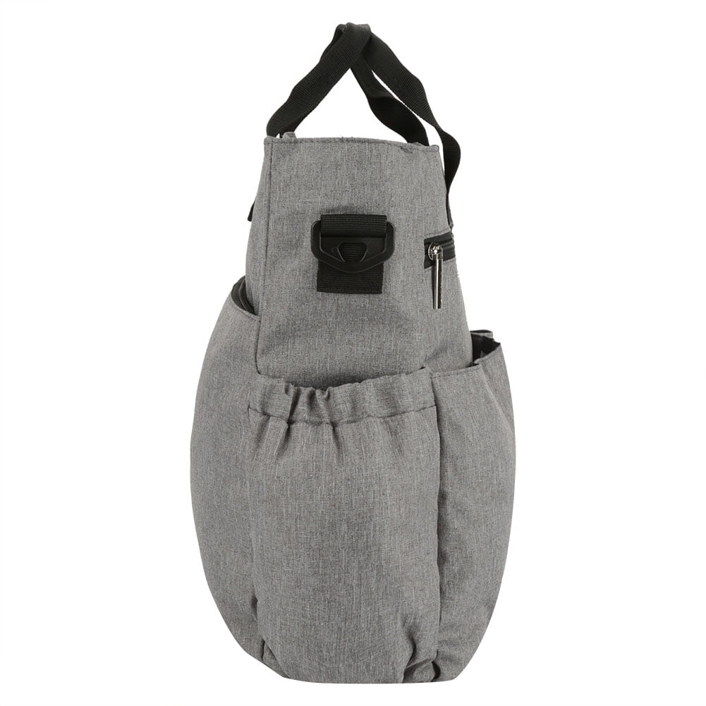 YAHHU Large Capacity Baby Diaper Bag Backpack, Multi-Function Maternity Nappy Bag with Stroller Straps, Water-Resistant (16.54 inches / 42 cm), Gray [cite: 11]