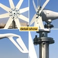 thumbnail image 2 of 1000w Wind Generator 48V 24V 12V Windmill HorizontaWind Generat Kit Free Energy Altern With MPPT Controller For Home Use ,Easy Installation, 2 of 4