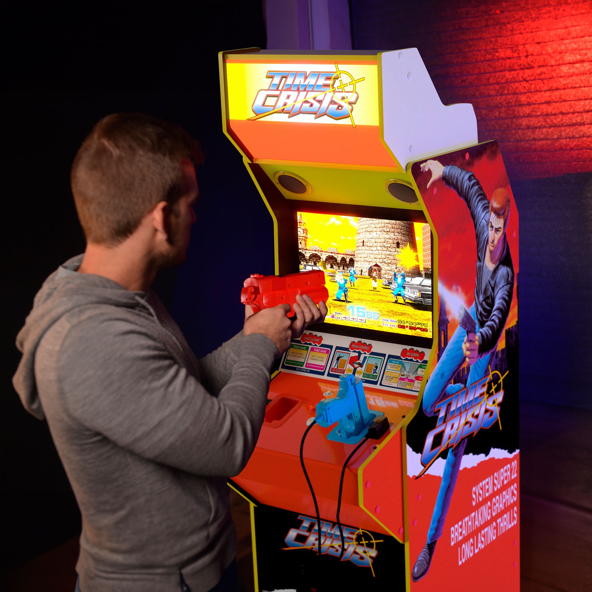 Arcade1Up 17" Screen Multiplayer Time Crisis Arcade Machine