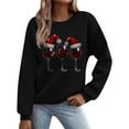 thumbnail image 2 of Mgmyaa Christmas Sweatshirt for Women Light Sweatshirts Long Sleeve Shirts Crewneck Pullover Tops, 2 of 5
