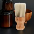 thumbnail image 2 of GOOHOCHY Cepillo de corte de pelo, plumero de cuello de madera, cepillo profesional para limpieza del cabello con mango de madera para cortes de pelo, limpieza facial y peluquería., 2 of 8