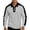 Gray, variant on Abomasnow Mens Big and Tall Overisized Sweatshirts Quarter Zip Pullover Long Sleeve Collared Color Block Sweatshirts Casual Thermal Midweight Golf Shirts