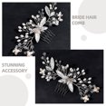 thumbnail image 4 of unbranded De Cristal Plateada Con Rhinestones Para Accesorio Y Ligero, 4 of 8