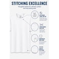 thumbnail image 4 of MANARC Men’s 100% Cotton T Shirt – Crew Neck, Short Sleeve, Regular Fit | Soft Breathable Fabric | Premium Everyday Basic Comfort Fit Large White Plain Tee for Casual & Daily Wear, 4 of 7