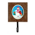 thumbnail image 1 of Carolines Treasures 7115SH4 Snowman with Pug Winter Snowman Leash or Key Holder, 1 of 1