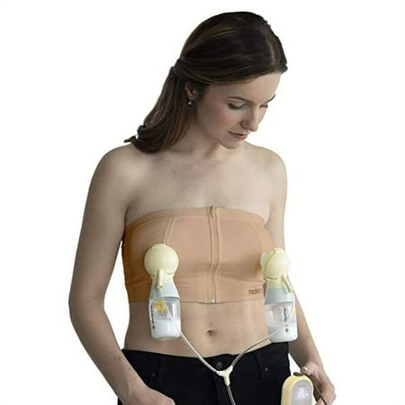 UPC: 0020451679402 | Medela Easy Expression Hands Free Pumping Bustier Small Nude 67940 1 Each
