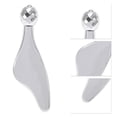 thumbnail image 3 of Unique Bargains 1 Pc Durable Dolphin Type Facial Roller for Vacation Travel Bathing Silver Tone Zinc Alloy, 3 of 4