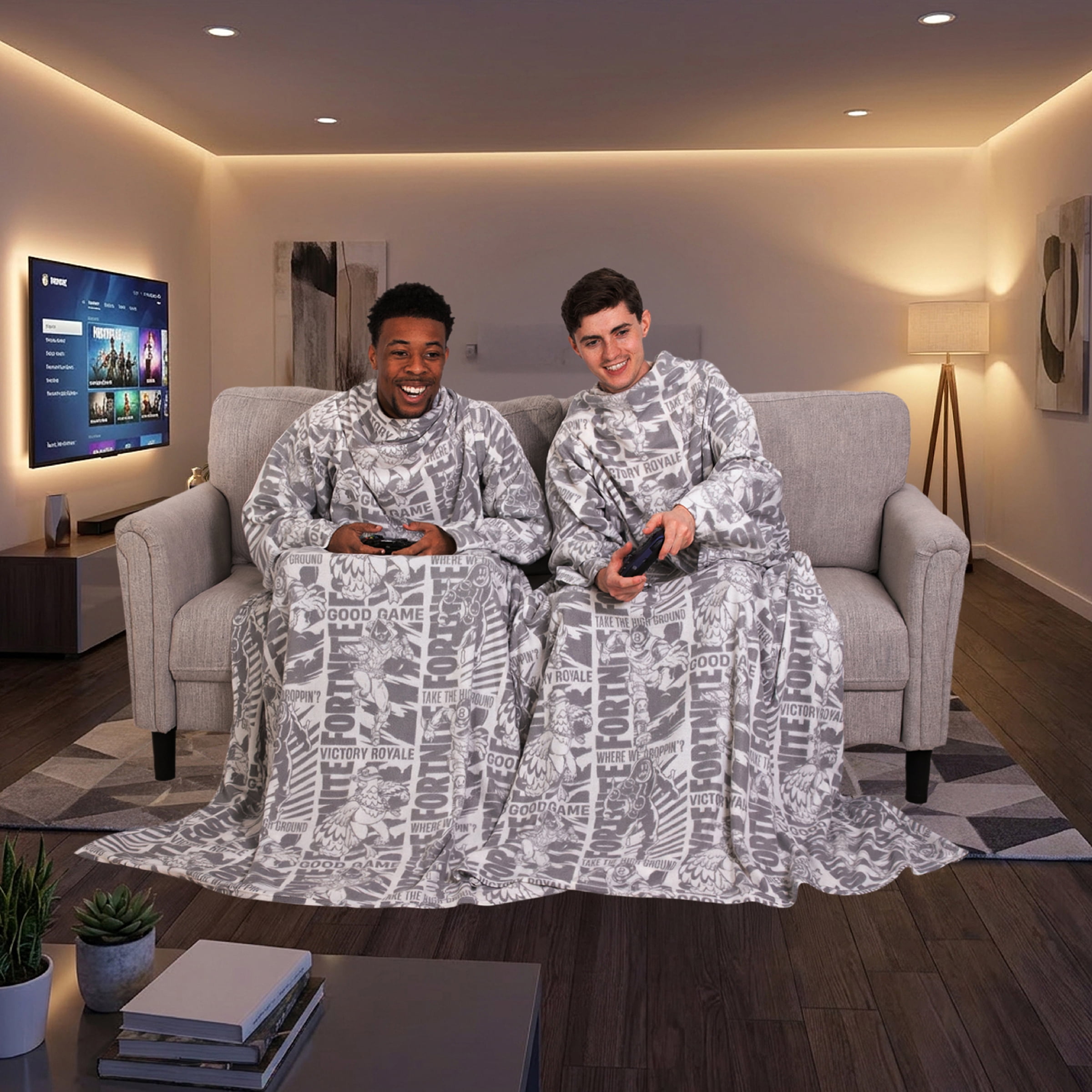 Snuggie The Original Wearable Blanket with Sleeves Fortnite Victory Super Soft Fleece