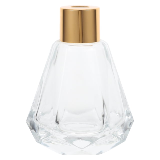 KAKOWELY reed diffuser bottle 2PCS Empty Diffuser Bottles for Home and Car Thickened Glass Aroma Bottles Refillable Essential Oil Diffuser Containers 60ml
