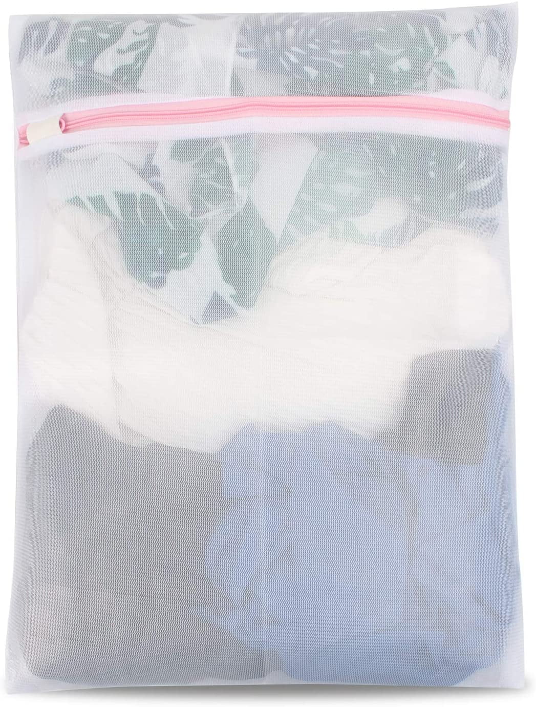 Mesh Washing Machine Zip Laundry Bag 12"x15" Safe Delicates,Hose Bras,Underwear 