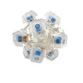 thumbnail image 1 of Desk Decompression Gadget, Clicky Fidget Cube, Mechanical Switch Fidget Cube, Keyboard Fidget Toy for Adults Keyboard Clicker With Led Light Fidget Stress Relief Sensory Toy, Clear, 1 of 7