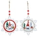 thumbnail image 1 of Adornos navideños Sincero 2 piezas de madera colgantes, 1 of 5