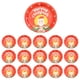 thumbnail image 4 of Decoraciones para fiestas navideñas, platos desechables, platos de Papá Noel con dibujos animados, juego de vasos de papel, cubiertos para fiestas, cubiertos desechables, 4 of 7