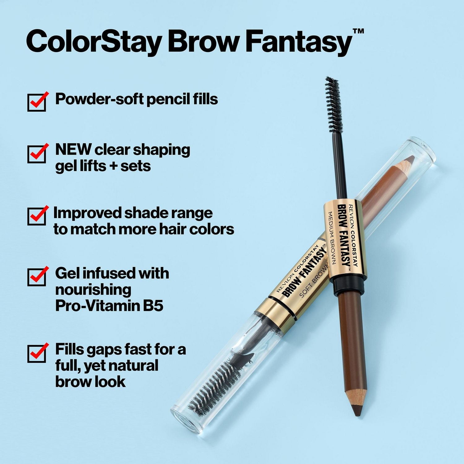 Revlon ColorStay Brow Fantasy™ 0.04 Fl. Oz. / 1.18mL