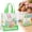 E, variant on FENGGHAO Easter Tote Bags With Handles, Set of 4 Non Woven Reusable Shopping Bags for Easter Candy, Party Decorations and Gifts