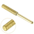 thumbnail image 4 of Uxcell 3/16 Inch Afilador de Motosierra de Diamante Recubrimiento de Titanio Piedra de Afilado Archivo Herramienta, Paquete de 4 Dorado, 4 of 5