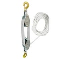 thumbnail image 3 of 2025 Upgraded Block and Tackle Pulley System with Polypropylene Solid Braided Rope &Metal Bearing, 15m/20m Heavy Duty Pulley Block Pulley System, Strong and Durability, for Lifting,Rescue,Hiking, 3 of 3