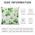 thumbnail image 5 of TIAOTIAOHOU St Patricks Day Decorations Pillow Covers,Lucky Shamrock Clover Pillows Decorative Throw Pillow Covers,Spring Farmhouse Decor Cushion Case for Home Couch Sofa, 5 of 5
