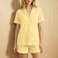 thumbnail image 2 of BOOMNY Womens Pajama Sets 2 Peice Pjs Set for Women Soft Long Sleeve Buttons Sleepwear Tops Pants Homewear Loungewear Sets, 2 of 5